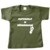 Baby shirt superheld in vermomming