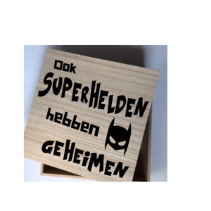 Alternative view of Giftbox ook superhelden hebben geheimen