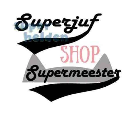 Strijkapplicatie Superjuf