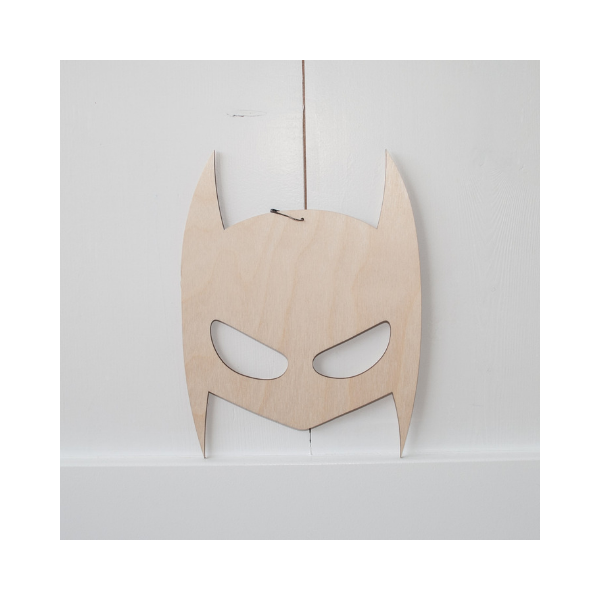 Houten figuur masker Batman