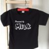 Baby shirt powered by milk superheldenshop