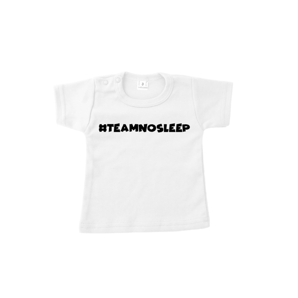 Baby shirt team no sleep - Afbeelding 3