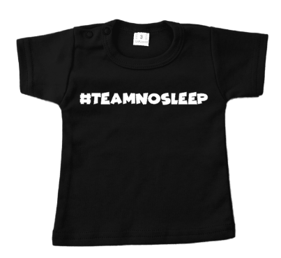 Baby shirt team no sleep