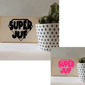 houten kaart superjuf
