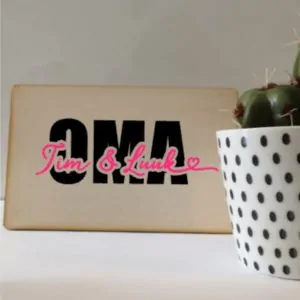 ansichtkaart oma namen kleinkinderen