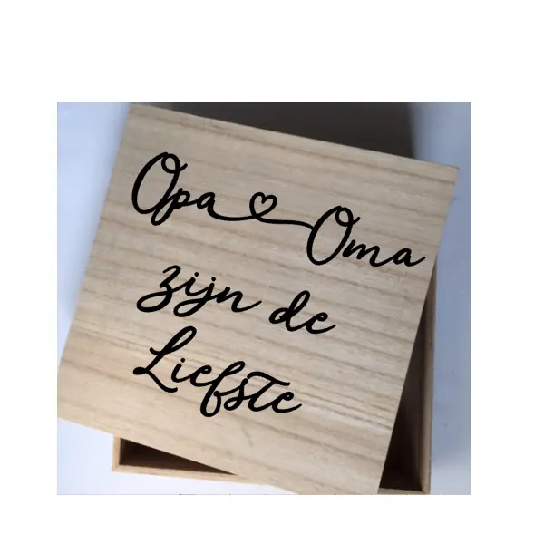opa en oma zijn de liefste kadobox