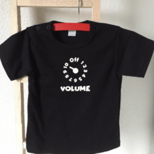 baby tshirt volumeknop