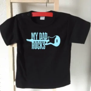tshirt my dad rocks gitaar papa