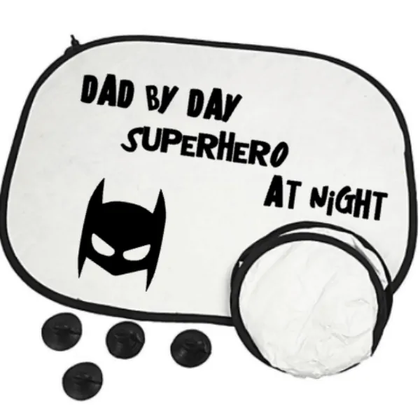 auto zonnescherm dad by day superhero by night