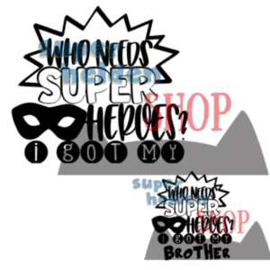 strijkapplicatie who needs superheroes