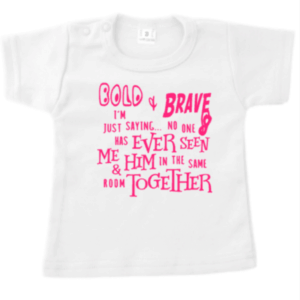 Alternative view of Baby Tshirt Bold and brave