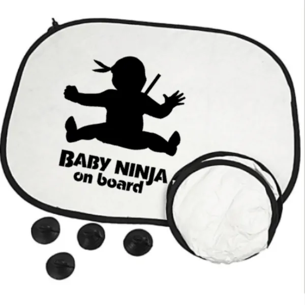 auto zonnescherm baby Ninja on board