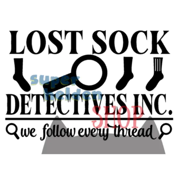 Muursticker lost socks
