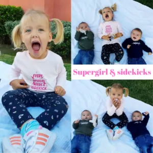 tshirt every supergirl needs a sidekick or two