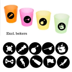 piraten beker stickers diy