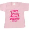 kids shirt every supergirl needs a sidekick or two