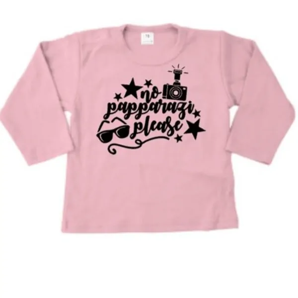 baby tshirt No papparazi please