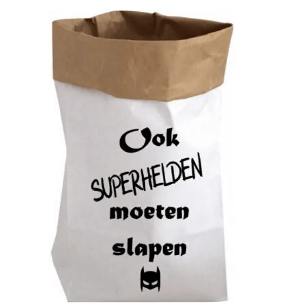 Paperbag Ook Superhelden moeten slapen
