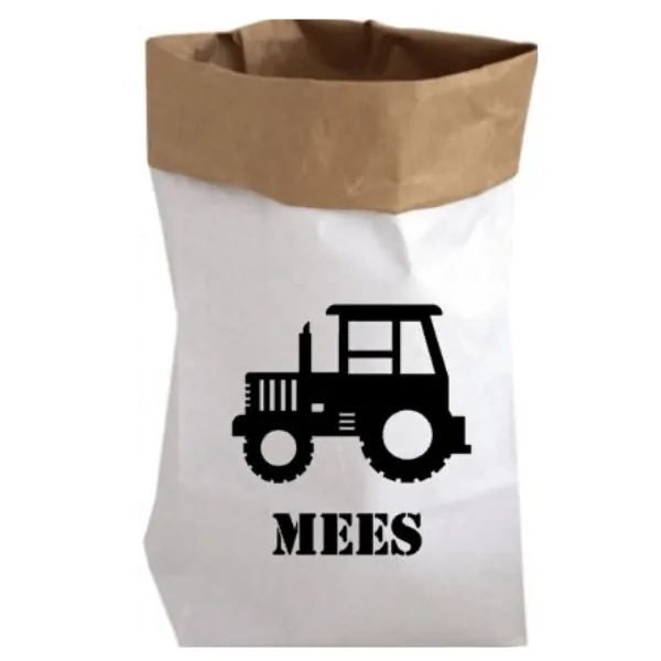 Paperbag Traktor met naam