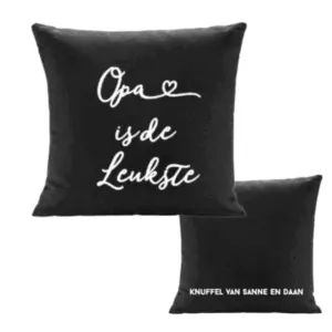 Alternative view of Kussenhoes Opa en Oma de liefste