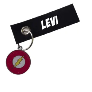 sleutelhanger Flash met naam