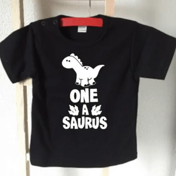 baby shirt one a saurus