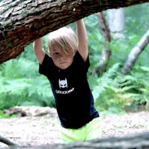 Alternative view of baby shirt batman naam