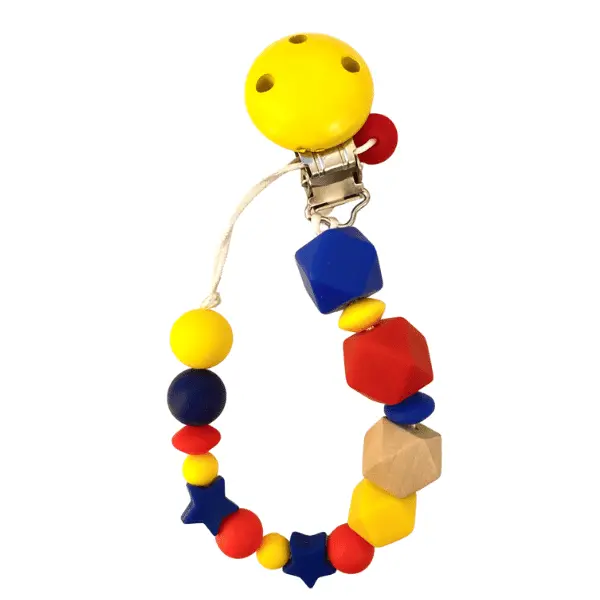 Bijtring/armband Superman - Supergirl met naam - Afbeelding 5