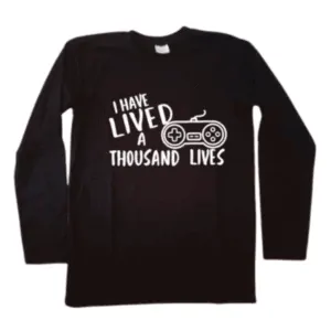 kinder Tshirt I lived a thousand lives