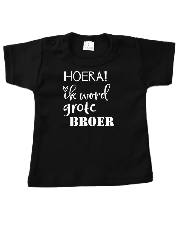 Shirt hoera ik word grote broer