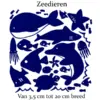 muursticker zeedieren