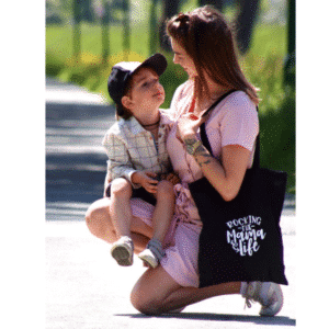 Katoenen tas Mom - Rocking-the- Momlife