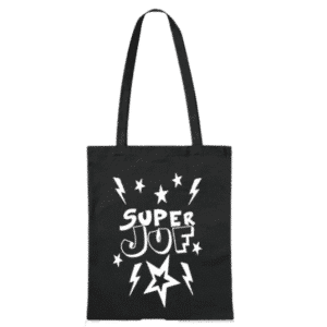 katoenen tas Superjuf