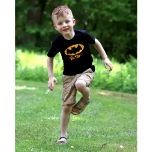 Kids shirt logo batman met naam