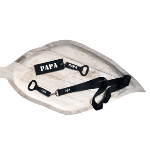 keycord sleutelhanger met flesopener opa papa of naam