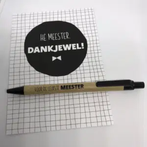 Pen voor de leukste meester