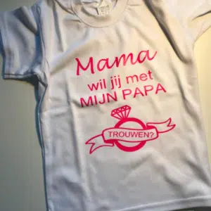 Mama wil je met mijn papa trouwen