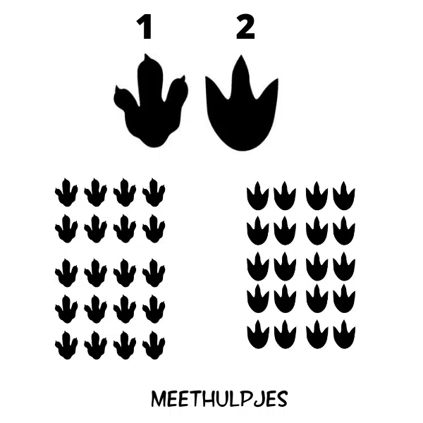 Groeimeter muursticker Dino - Afbeelding 5