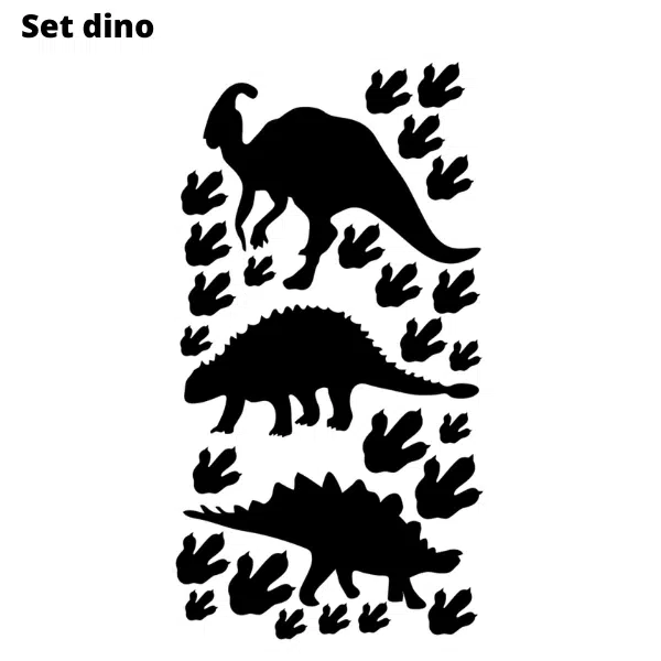 Groeimeter muursticker Dino - Afbeelding 3