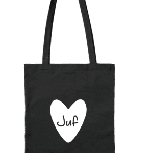 Alternative view of katoenen tas juf hart