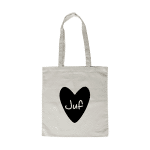 katoenen tas juf hart