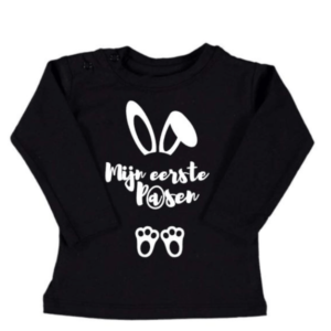 Baby shirt mijn eerste pasen bestel je online bij de superheldenshop.