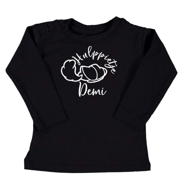 baby shirt Hulppietje met naam