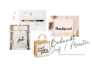bedankt juf meester