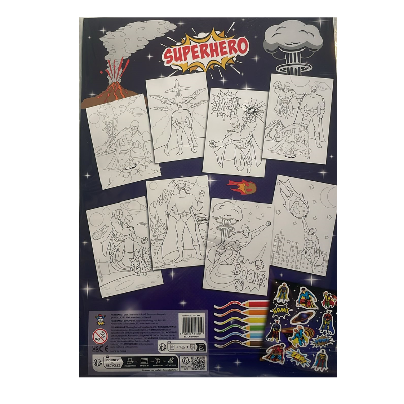 superheld kleurset