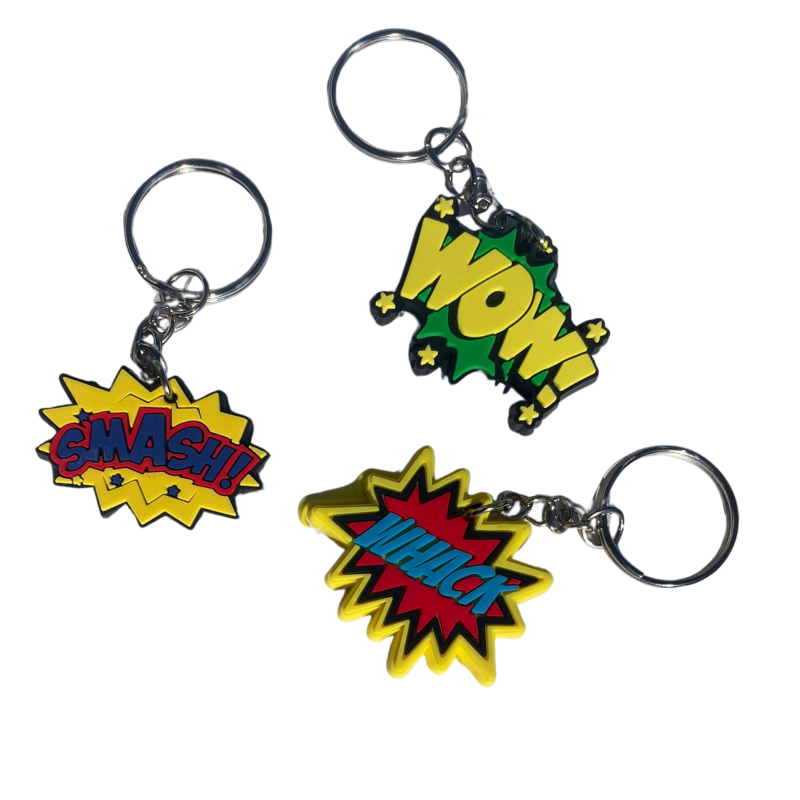 sleutelhanger superheld wow